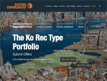 Tablet Screenshot of easternconsolidated.com